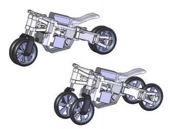 Transforming Motorcycle